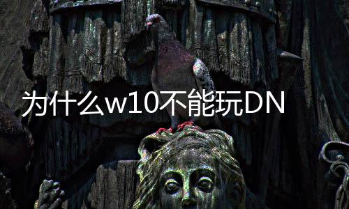 为什么w10不能玩DNF发布网（为什么玩不了dnf）