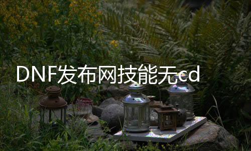 DNF发布网技能无cd 视频（dnf技能视频展示）