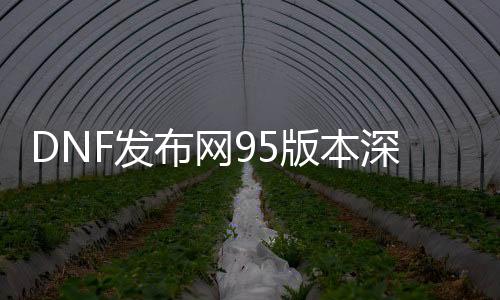 DNF发布网95版本深渊（DNF发布网深渊95级史诗地图）